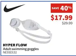 Sports Experts NIKE Hyper Flow Adult swimming goggles offer