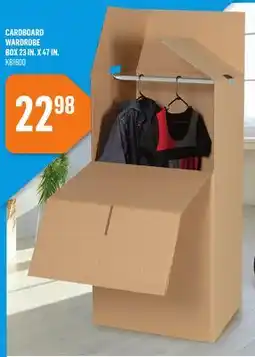 Canac Cardboard Wardrobe Box 23 in. x 47 in offer