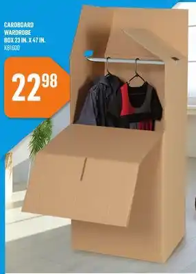 Canac Cardboard Wardrobe Box 23 in. x 47 in offer