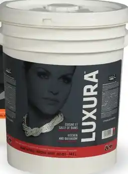 Canac Luxura Kitchen and Bathroom Interior Latex Paint Natural White 18.9 L offer