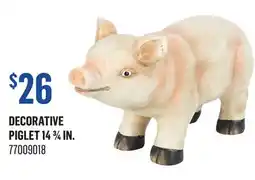 Canac Decorative Piglet 14 3/4 in offer