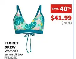Sports Experts BODY GLV SWM Floret Drew Women's swimsuit top offer