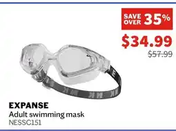 Sports Experts NIKE Expanse Adult swimming mask offer