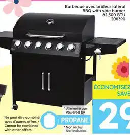 Rossy BBQ with side burner offer