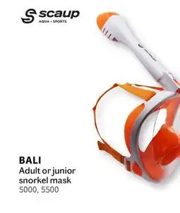Atmosphere SCAUP Bali Adult snorkel mask offer