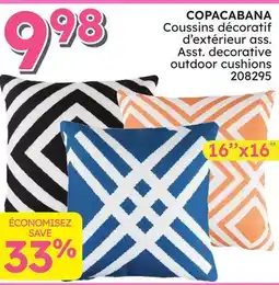Rossy COPACABANA Asst. decorative outdoor cushions offer