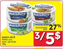 Rossy PARIS PÂTÉ Asst. spreads offer
