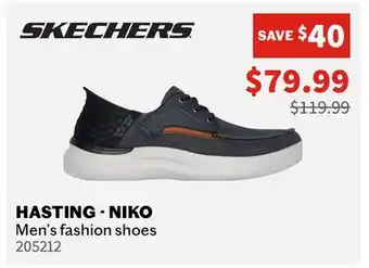 Sports Experts SKECHERS Hasting - Niko Men's fashion shoes offer