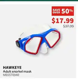 Atmosphere AQUA LUNG Hawkeye Adult snorkel mask offer