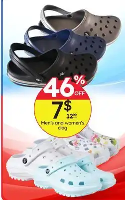 Rossy Men's and women's clog offer