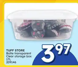 Rossy TUFF STORE Clear storage box offer