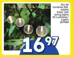 Rossy Solar LED string lights offer