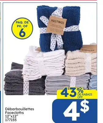 Rossy Facecloths offer