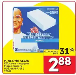 Rossy M. NET/MR. CLEAN Magic erasers offer