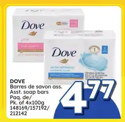 Rossy DOVE Asst. soap bars offer