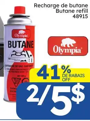 Rossy Butane refill offer