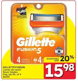 Rossy GILLETTE FUSION	Razor blades offer