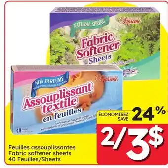 Rossy Fabric softener sheets offer