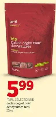 Avril Dattes deglet nour denoyautes-bios offer