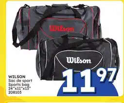 Rossy WILSON Sports bag offer
