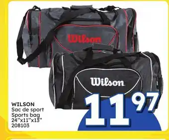 Rossy WILSON Sports bag offer