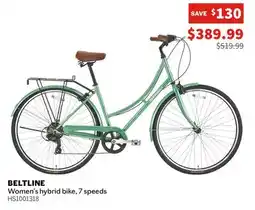 Sports Experts DIAMONDBACK Beltline Women's hybrid bike, 7 speeds offer