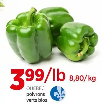 Avril poivrons verts bios offer