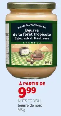 Avril Beurre de noix offer