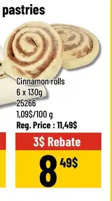 Mayrand Cinnamon rolls offer