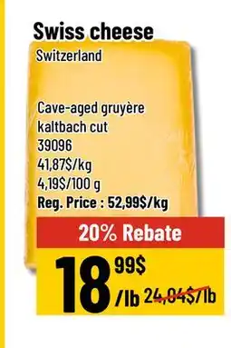 Mayrand Swiss cheese offer