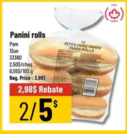 Mayrand Panini rolls CANADA offer