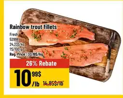 Mayrand Rainbow trout fillets offer