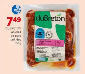 Avril Lanières de porc marinées offer
