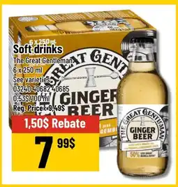 Mayrand Soft drinks The Great Gentleman offer