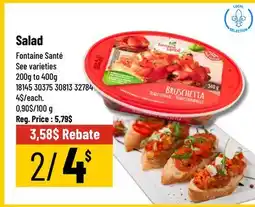 Mayrand Salad QUEBEC Fontaine Santé offer