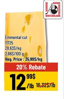 Mayrand Emmental cut offer