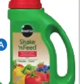 RONA Miracle-Gro Shake'n feed fertizlizers Tomato and vegetable offer