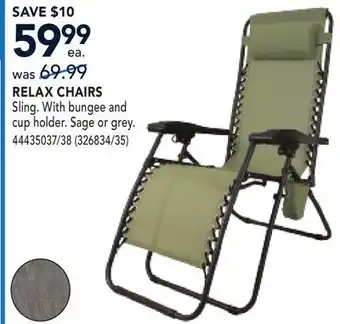 RONA RELAX CHAIRS offer