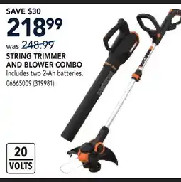 RONA STRING TRIMMER AND BLOWER COMBO offer