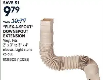 RONA FLEX-A-SPOUT DOWNSPOUT EXTENSION offer