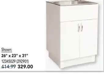 RONA Laundry Sink 26 x 23 x 31 offer