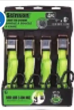 RONA 4 PACK RATCHET STRAPS 1 X 6 offer