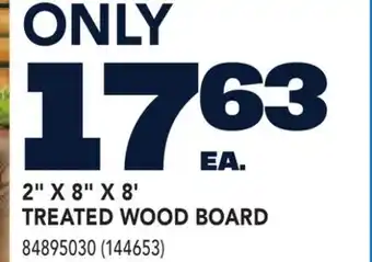 RONA 2 X 8 X 8' TREATED WOOD BOARD offer
