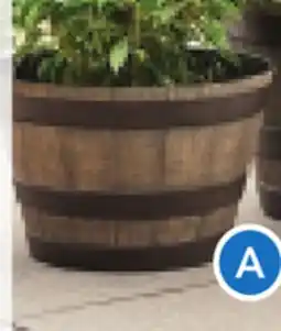RONA Barrel planters, 14.4 offer