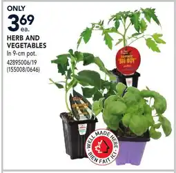 RONA HERB AND VEGETABLES offer