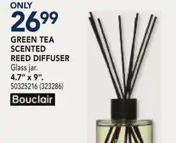 RONA BOUCLAIR GREEN TEA SCENTED REED DIFFUSER 4.7 x 9 offer