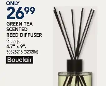 RONA BOUCLAIR GREEN TEA SCENTED REED DIFFUSER 4.7 x 9 offer