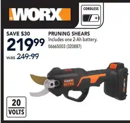 RONA WORX PRUNING SHEARS offer