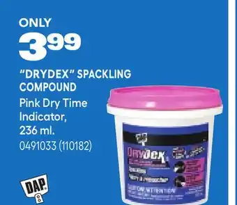 RONA DAP DRYDEX SPACKLING COMPOUND offer