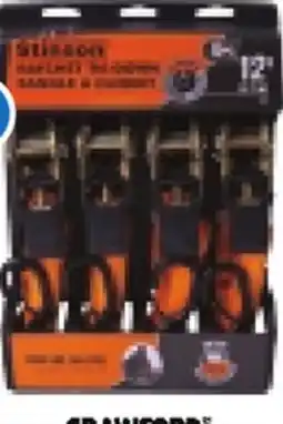 RONA CARGO MATES 4-PACK RATCHET STRAPS offer